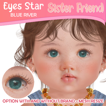 Second Life Marketplace - SF Eyes Star - BLUE RIVER